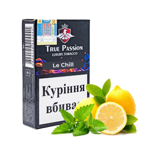 Тютюн для кальяну True Passion Le Chill (Лимон М`ята) 50г