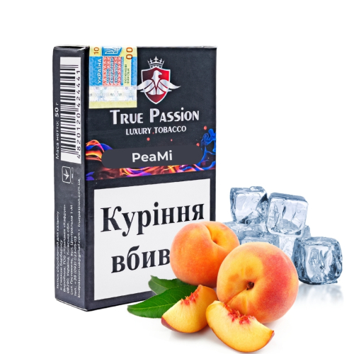 Тютюн для кальяну True Passion Slushy PeaMi (Персик Лід) 50г