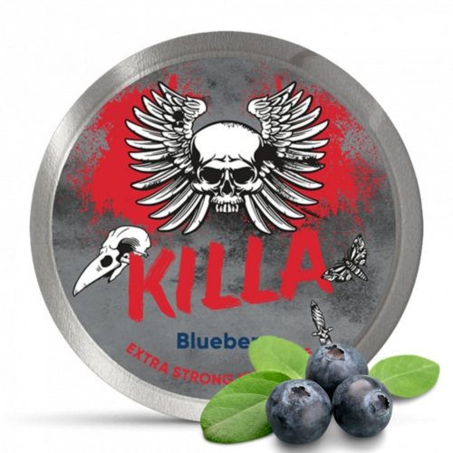 Безтютюнові нікотиновмістні паучі Killa Blueberry (Чорниця)
