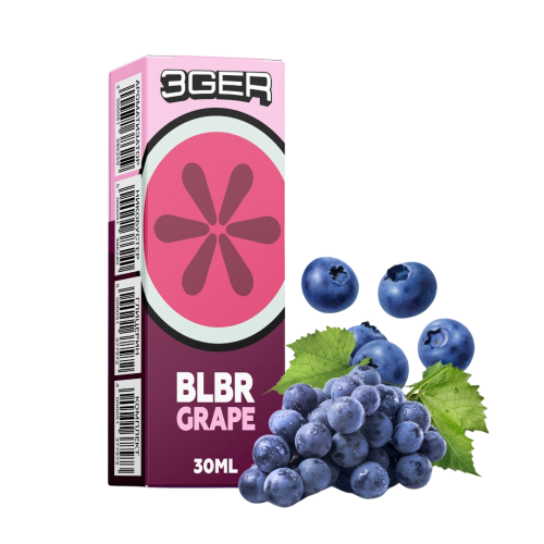 Набір 3GER Blackberry Grape (Чорниця Виноград) 30мл 50мг