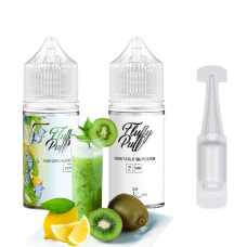 Набір Fluffy Puff 30мл 5% Kiwi Lemonade Ice