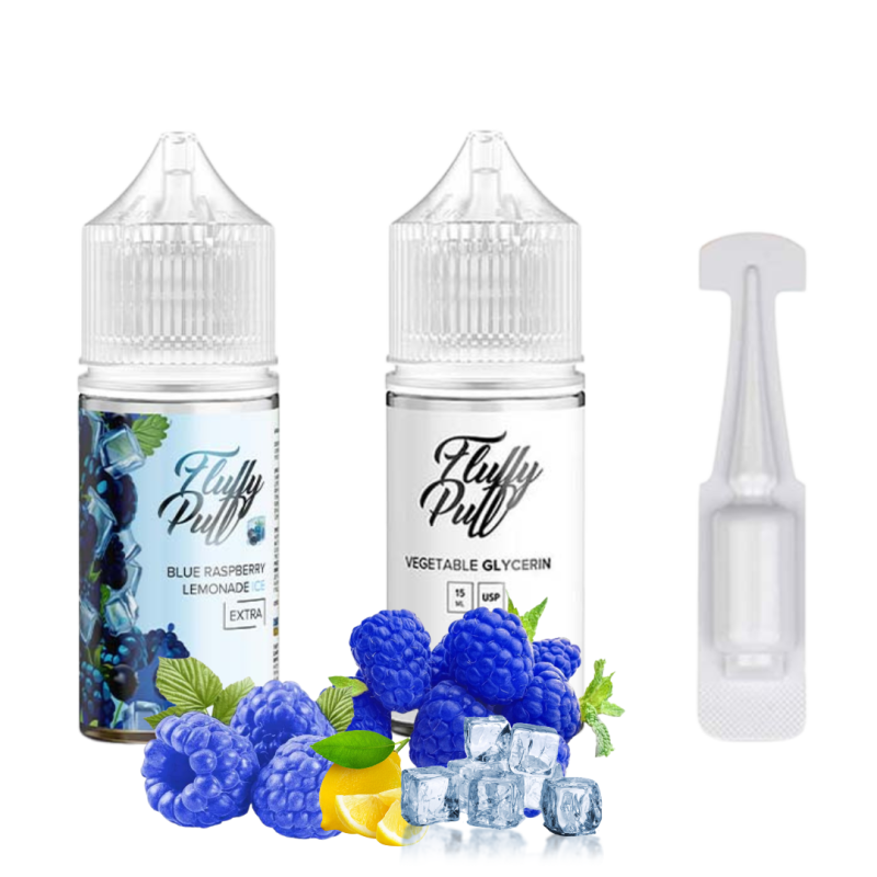 Набір Fluffy Puff 30мл 5% Blue Raspberry Lemonade Ice