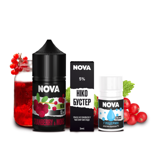 Набір Nova 30мл 5% Cranberry Mors