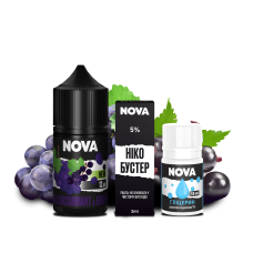 Набір Nova Blackcurrant Grape (Чорна смородина Виноград) 30мл 50мг
