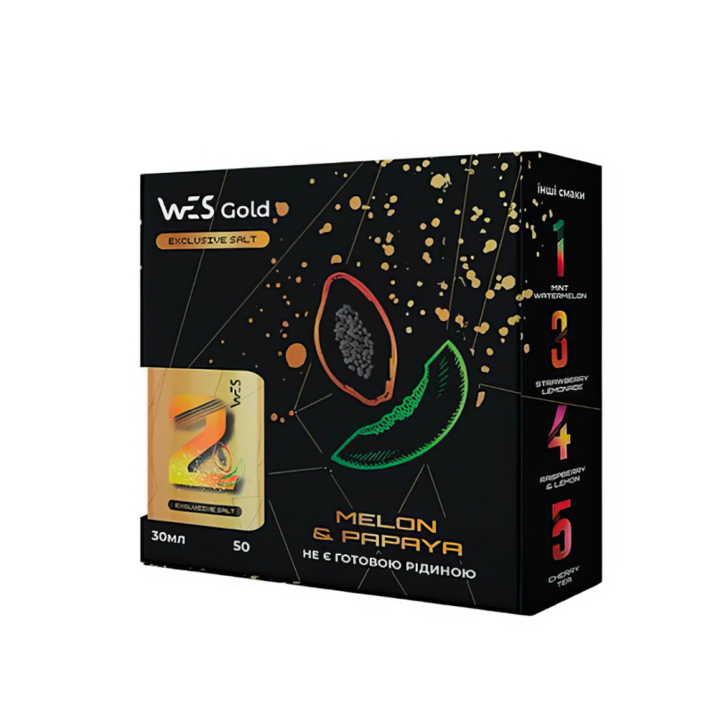 Набір WES Gold 30мл 5% Melon Papaya
