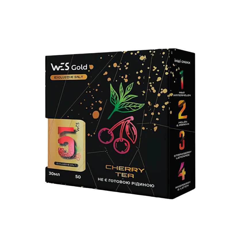 Набір WES Gold 30мл 5% Cherry Tea