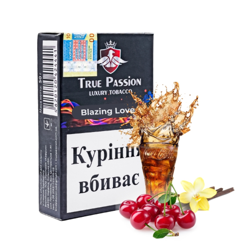 Тютюн для кальяну True Passion Blazing Love (Кола Вишня Ваніль) 50г