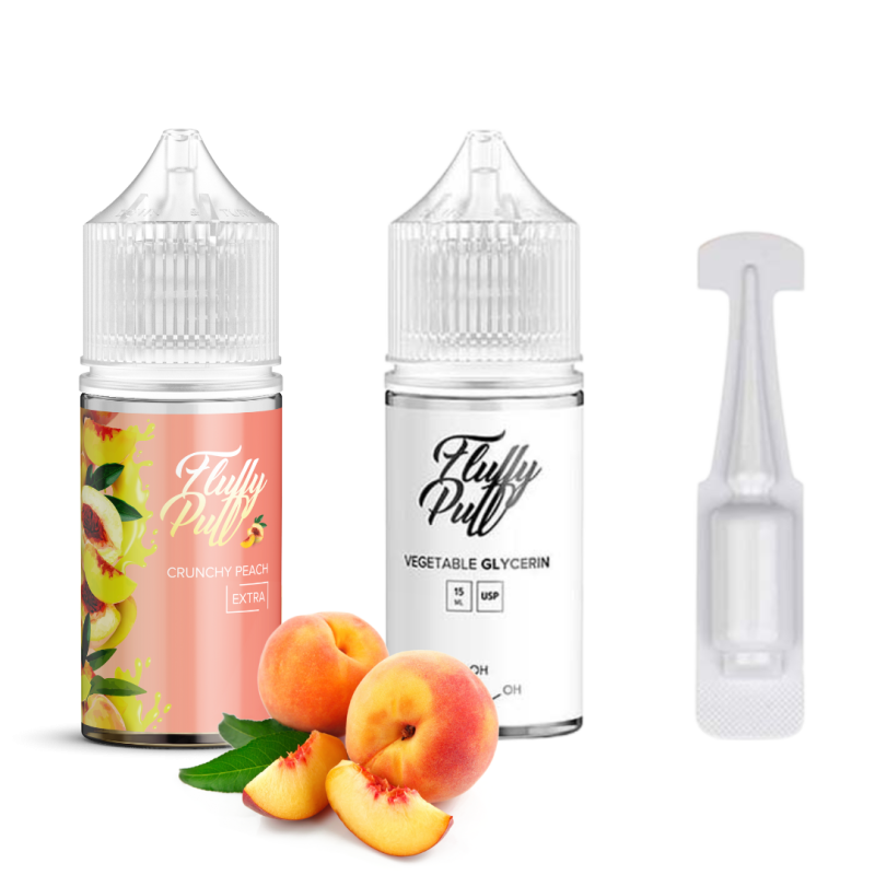 Набір Fluffy Puff 30мл 50мг Crunchy Peach