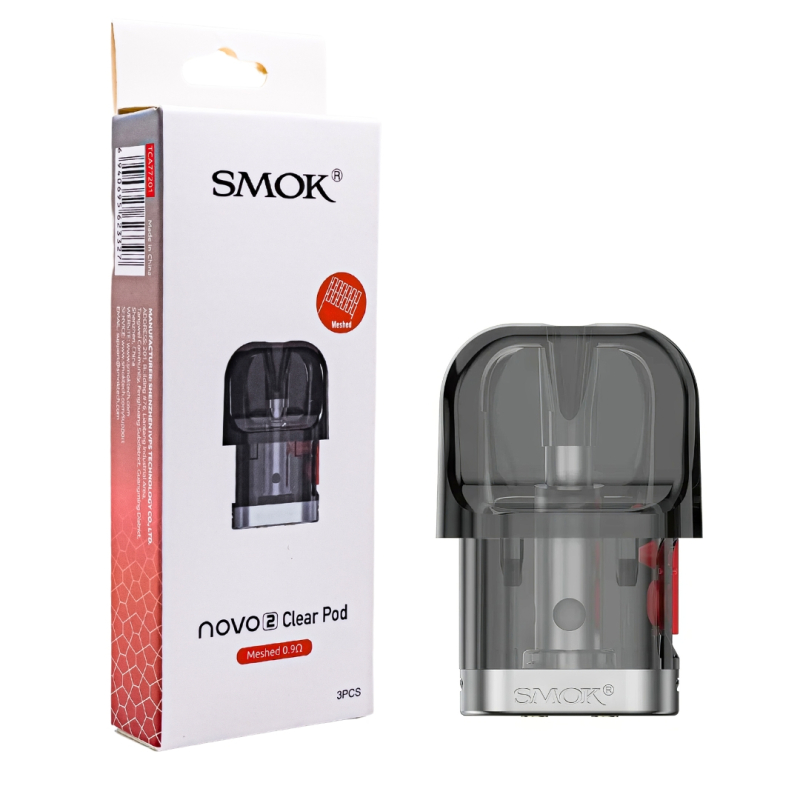 Картридж Smok Novo 2 Clear Pod Meshed 0.9 om (1,8 мл)