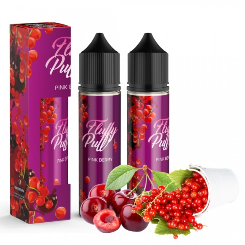 Fluffy Puff Organic Pink Berry