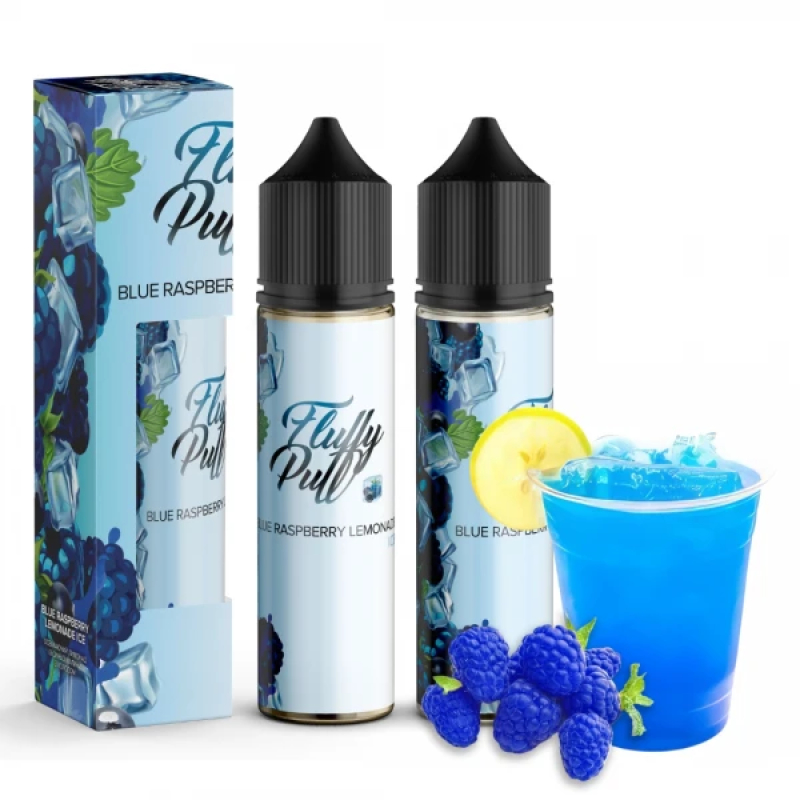 Fluffy Puff Organic Blue Raspberry Lemonade Ice