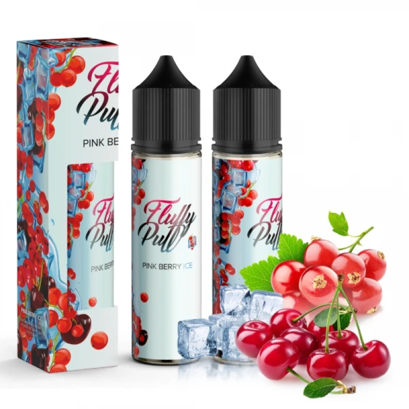 Fluffy Puff Organic Pink Berry Ice