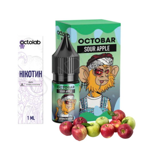 Набір Octobar Sour Apple (Октобар Кисле яблуко) 10мл 50мг