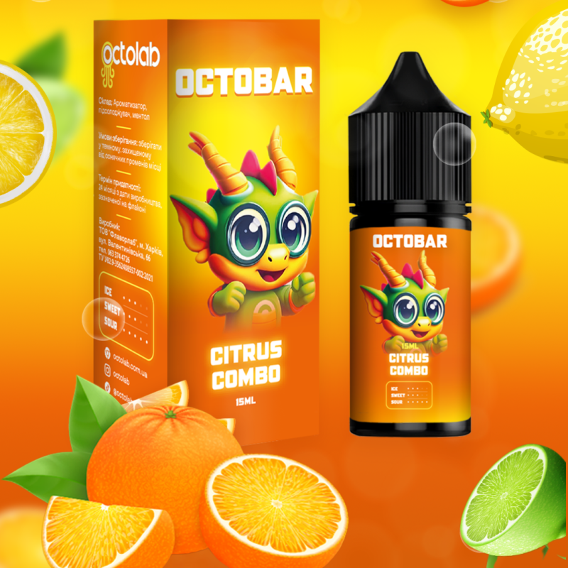 Набір Octobar Citrus Combo 30мл 50мг