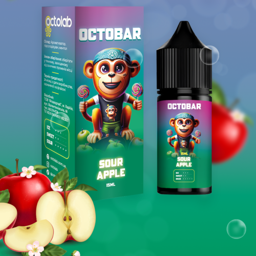 Набір Octobar Sour Apple (Октобар Кисле яблуко) 30мл 50мг