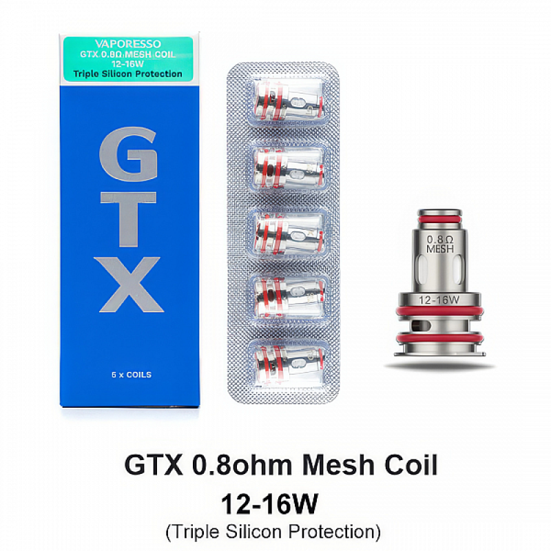 Випарник Vaporesso GTX  0.8ohm Mesh Coil (XR POD)