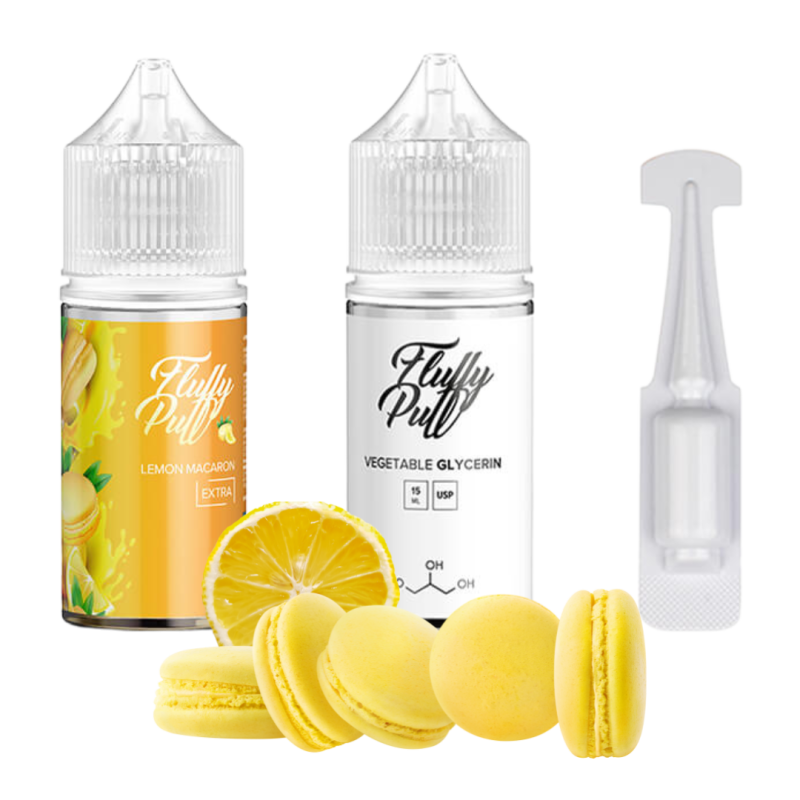 Набір Fluffy Puff Lemon Macaron 30мл 50мг