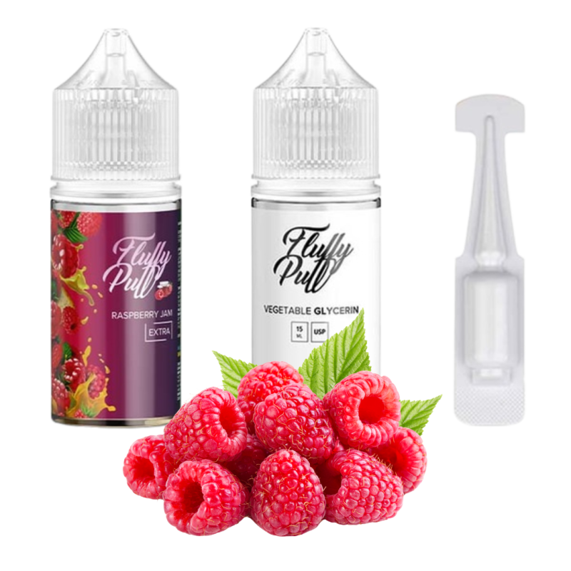 Набір Fluffy Puff 30мл 5% Raspberry