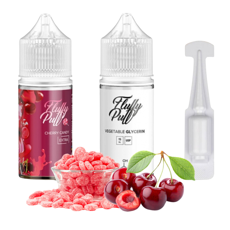 Набір Fluffy Puff 30мл 5% Cherry Candy