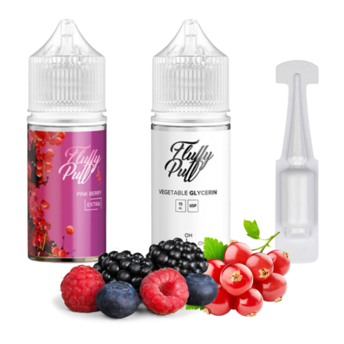 Набір Fluffy Puff Pink Berry 30мл 50мг