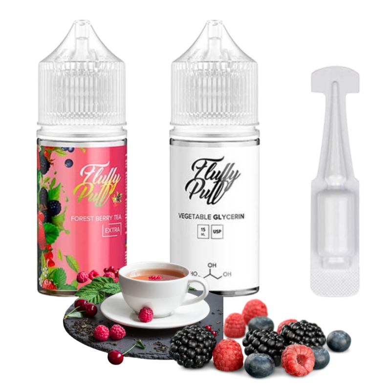 Набір Fluffy Puff Forest Berry Tea 30мл 50мг