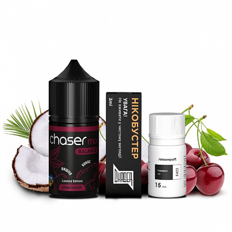 Набір Chaser Mix 30 мл 50мг Кокос Вишня