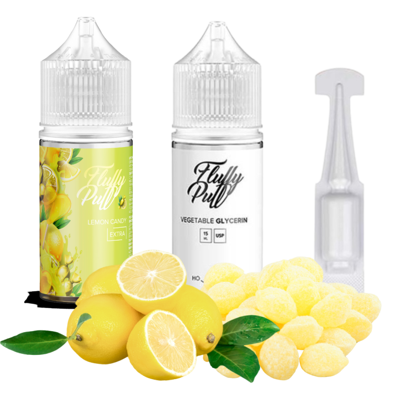 Набір Fluffy Puff  Lemon Candy 30мл 50мг