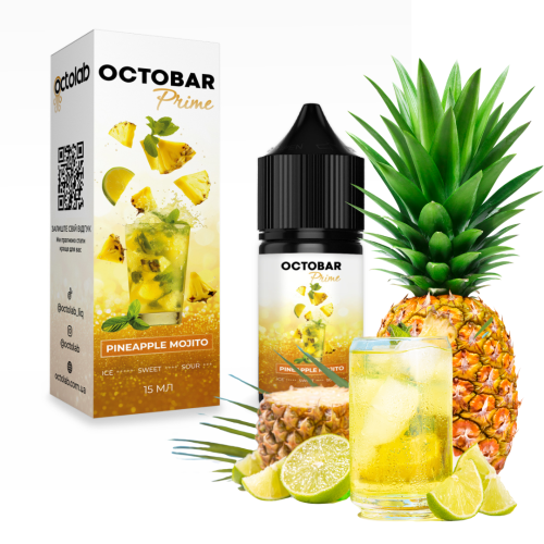 Набір Octobar Prime Pineapple Mojito (Ананасовий мохіто) 30мл 50мг