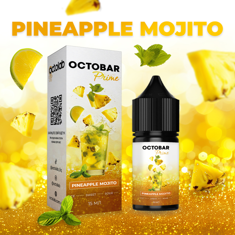 Набір Octobar Prime Pineapple Mojito  30мл 50мг