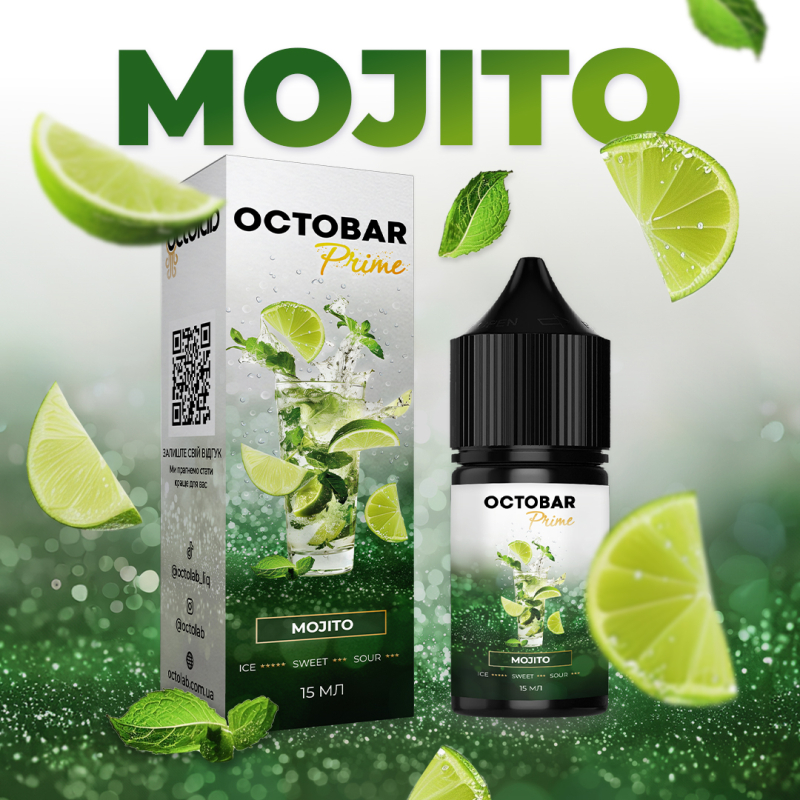 Набір Octobar Prime  Mojito 30мл 50мг