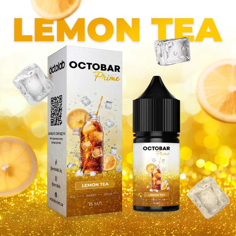 Набір Octobar Prime Lemon Tea 30мл 50мг