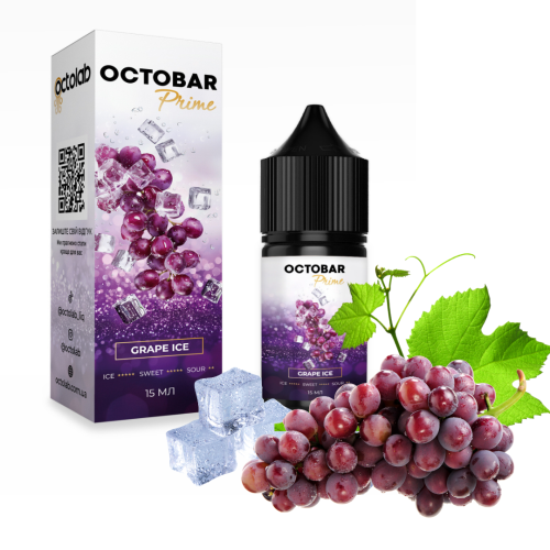 Набір Octobar Prime Grape Ice 30мл 50мг