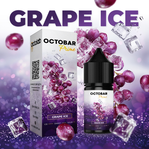 Набір Octobar Prime Grape Ice 30мл 50мг