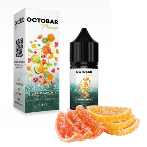 Набір Octobar Prime Citrus Candy (Цитрусові цукерки) 30мл 50мг