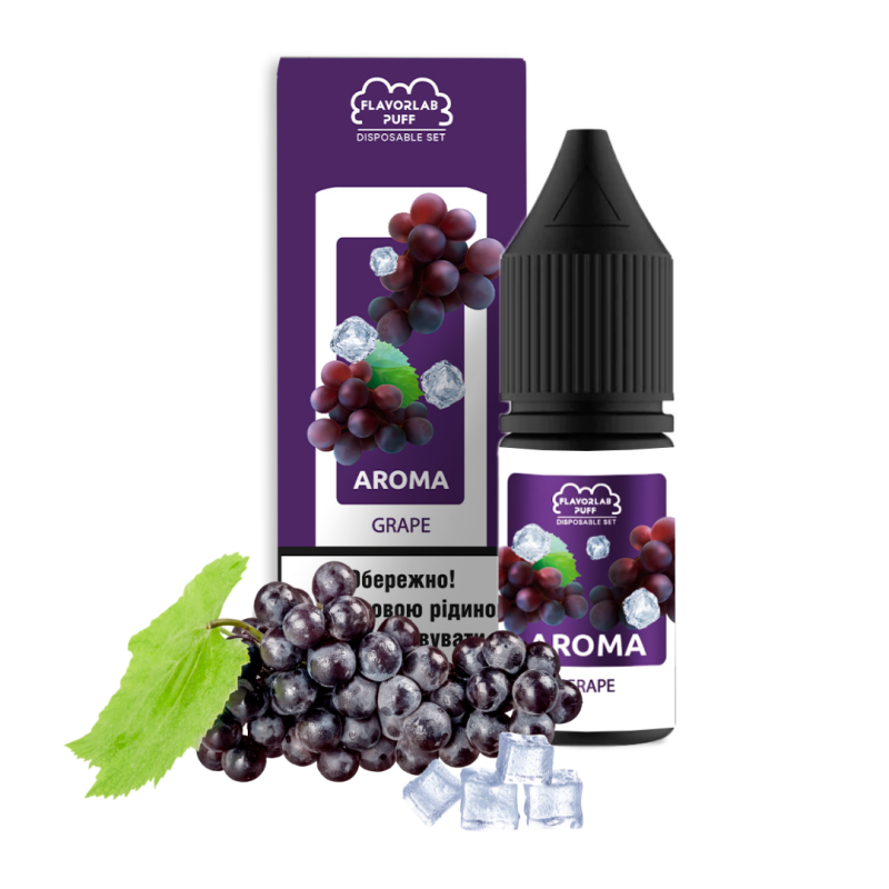 Набір Flavorlab Disposable Grape (Виноград лід) 10мл 50мг