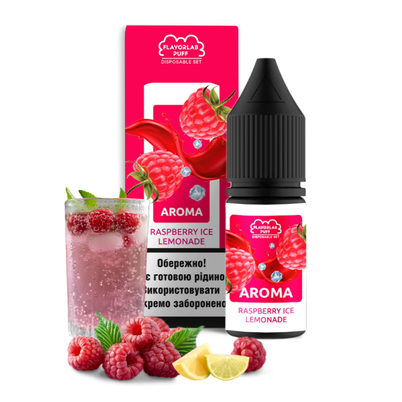 Набір Flavorlab Disposable Raspberry Ice Lemonade (Малиновий лимонад) 10мл 50мг