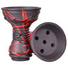 Чаша Gusto Bowls  Killa Black red/black
