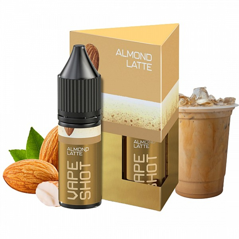 Набір Vape Shot Almond Latte (Мигдальний лате) 15 мл 50мг