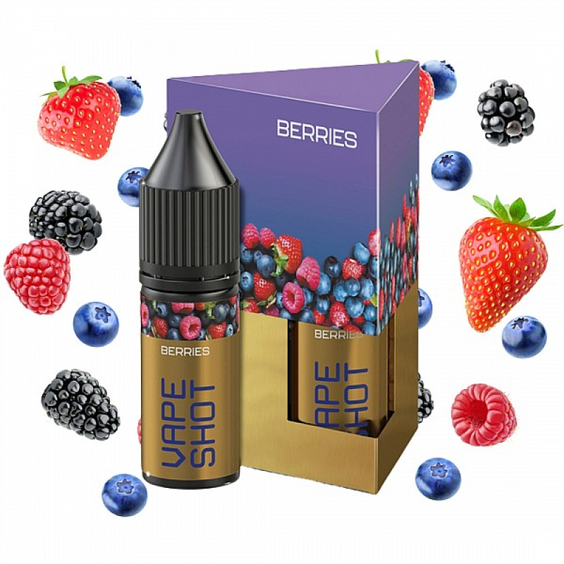 Набір Vape Shot Berries (Ягоди) 15 мл 50мг