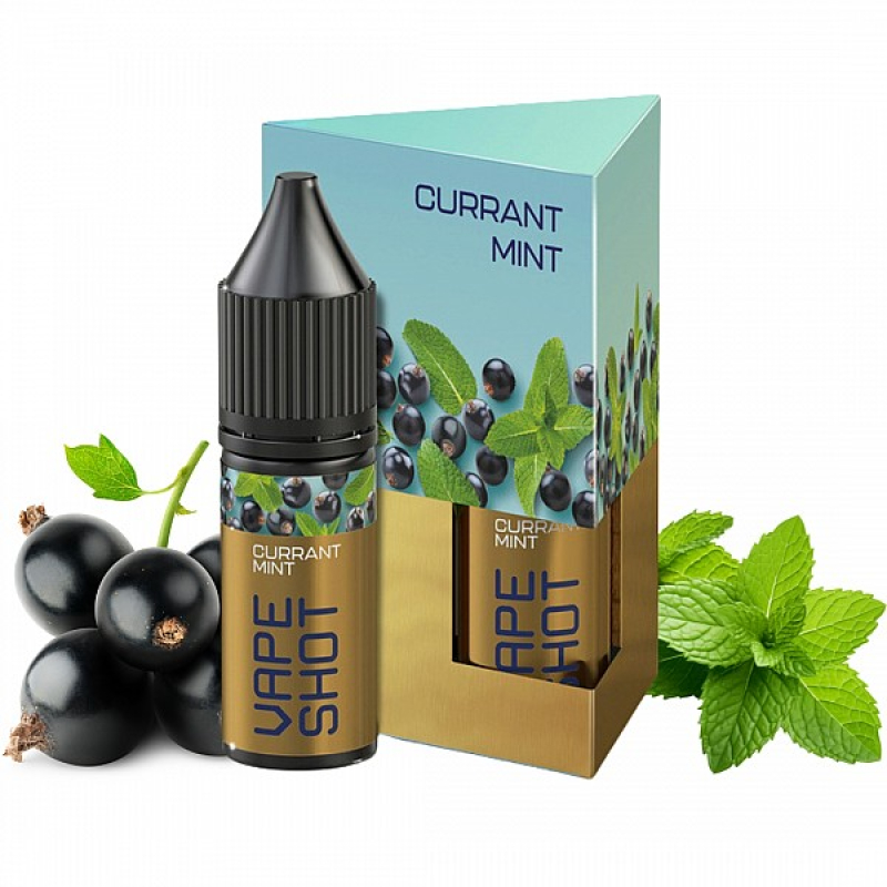 Набір Vape Shot Currant Mint (Смородина м`ята) 15 мл 50мг