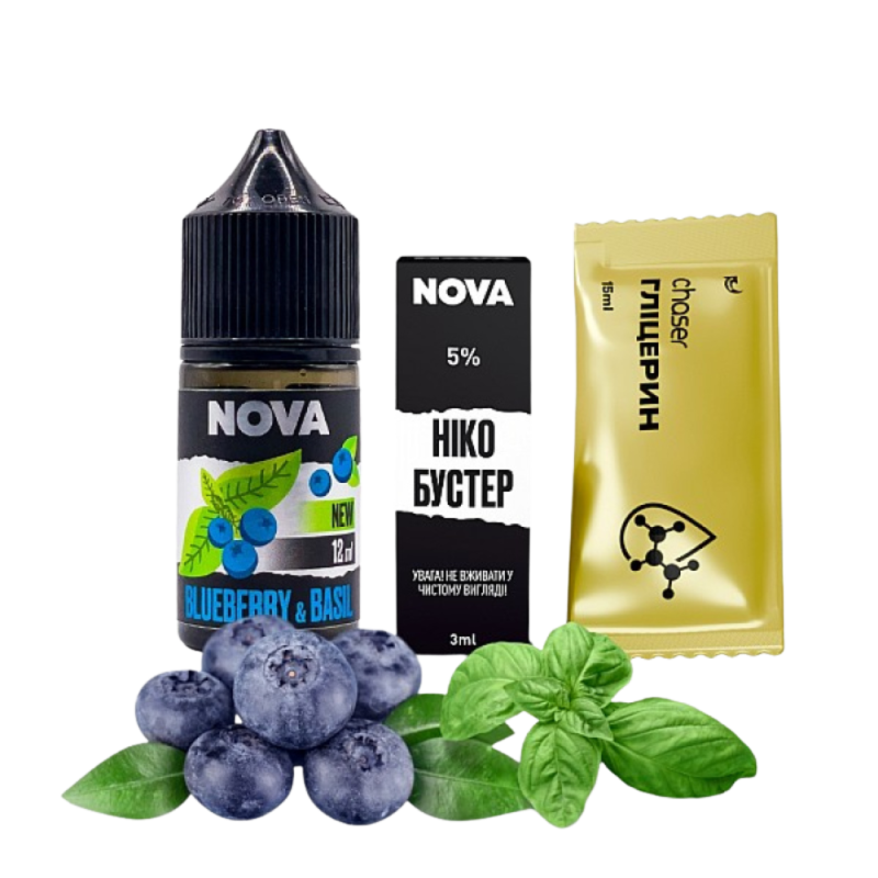 Набір Nova Blueberry Basil (Чорниця, базилік) 30мл 50мг