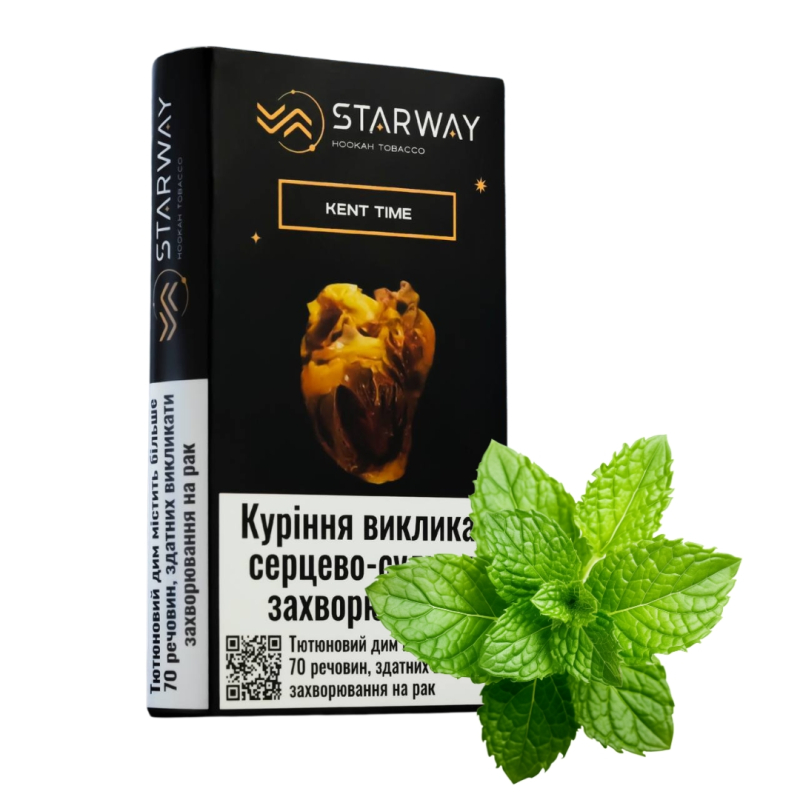 STARWAY BLACK Line 50г KENT TIME - Перцева мʼята