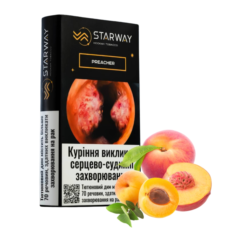STARWAY BLACK Line 50г PREACHER – Абрикос Персик