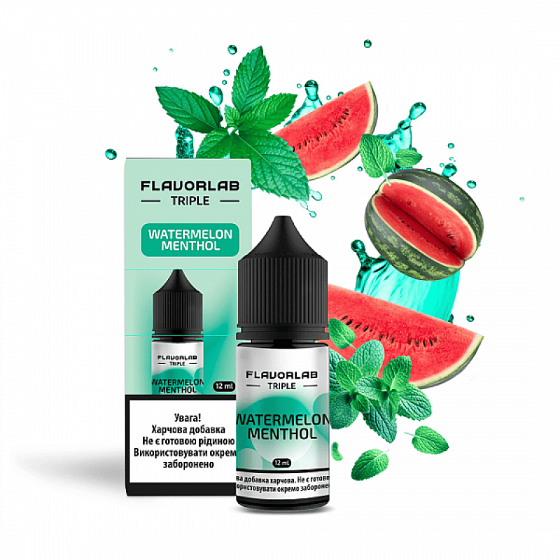 Набір Flavorlab Triple Strong Watermelon Menthol (Кавун Ментол) 30мл 50мг