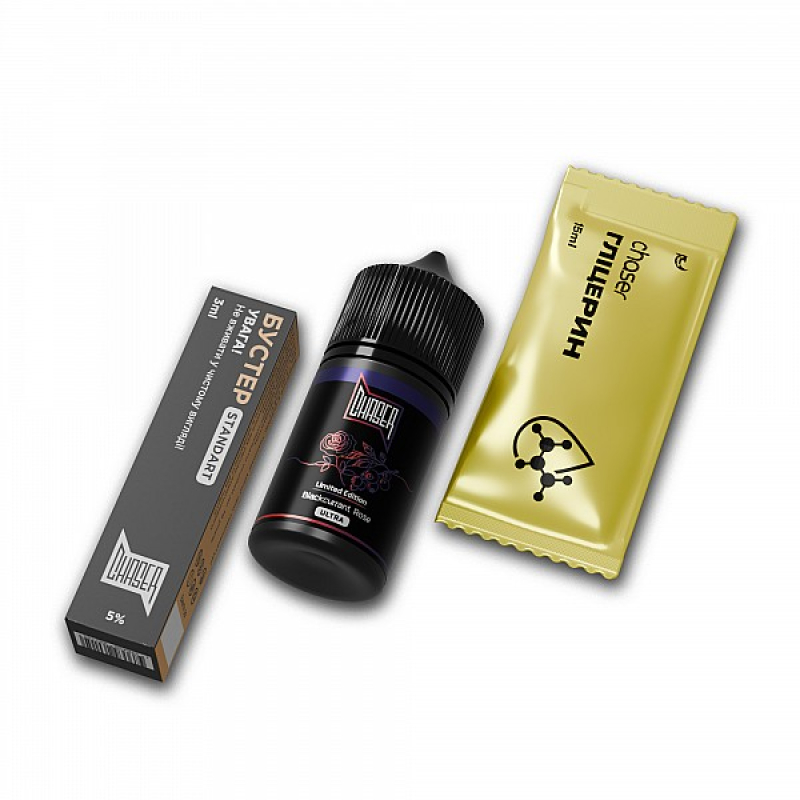 Набір Chaser Black Blackcurrant Rose 30мл 50мг