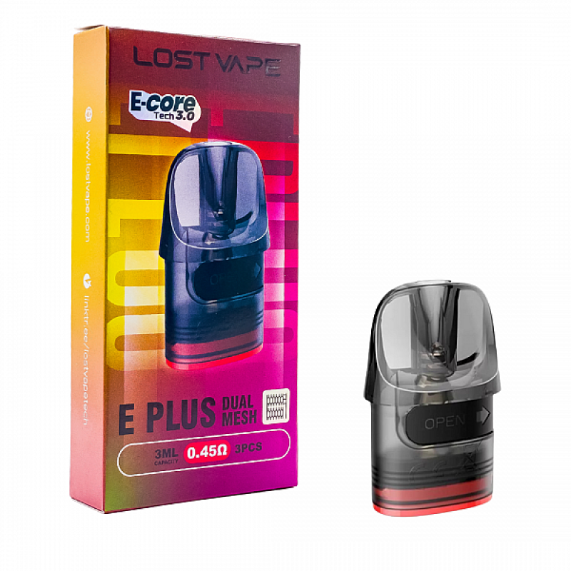 Картриджі Lost Vape E-plus Dual Mesh 0.45 Ом
