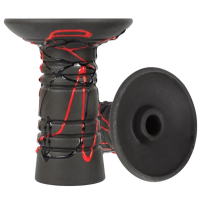 Чаша для кальяну Gusto Bowls GLAZE Alien red/black