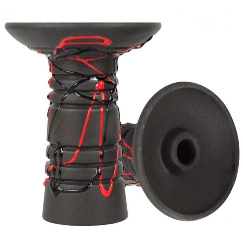 Чаша для кальяну Gusto Bowls GLAZE Alien red/black